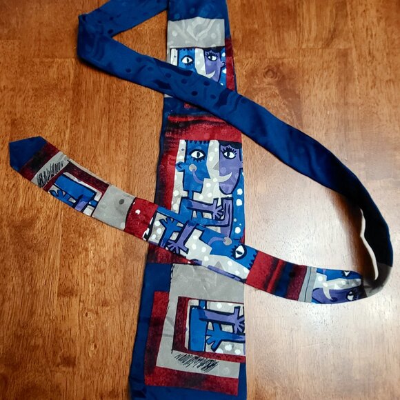 Celebration by Hallmark ~ 90s ~ 100% Silk Necktie ~ Excellent Condition - Picture 1 of 8